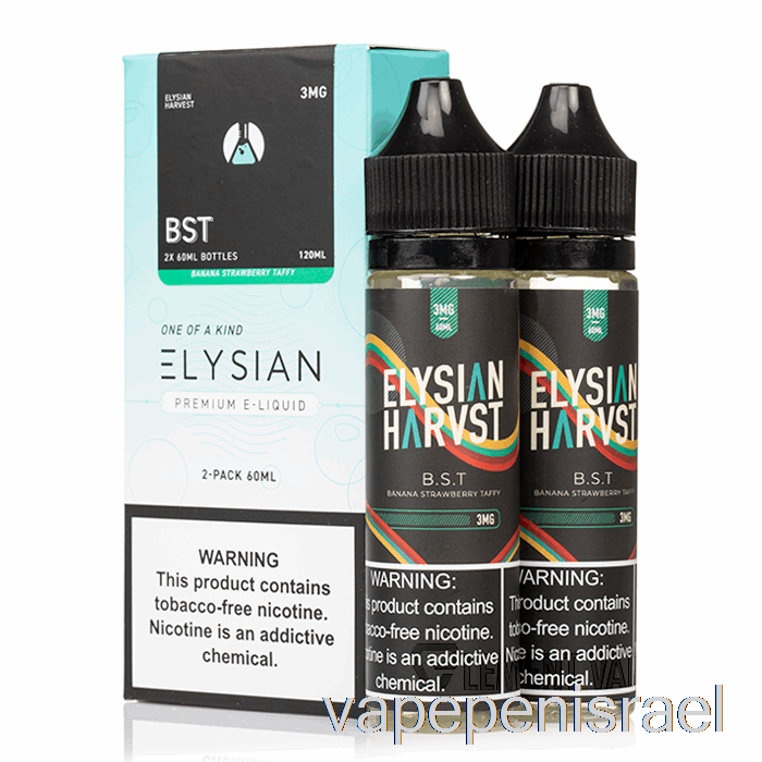 חד פעמי Vape Israel Bst - Elysian Labs - 120 מ"ל 0 מ"ג